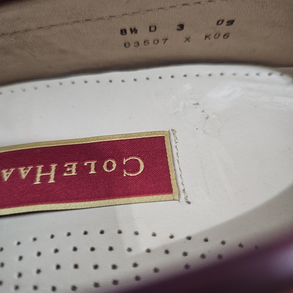 Cole Haan Men’s Burgundy Leather Tassel Loafers main image 5